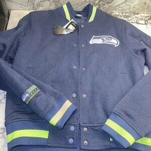 Seattle Seahawks Women’s Medium Bomber Jacket Rue 21  NEW *READ